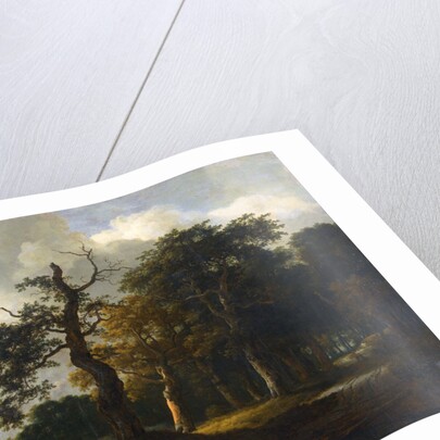 A Road through an Oak Wood by Jacob Isaacksz van Ruisdael