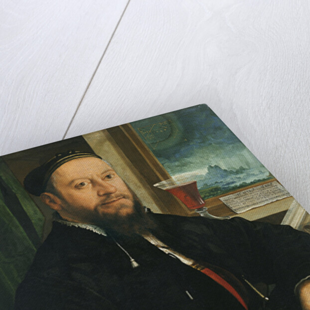 Portrait of Matthäus Schwarz by Christoph Amberger