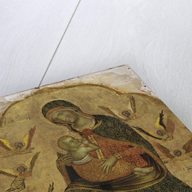 The Virgin of Humility with Angels and a Donor by Anonymous