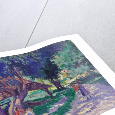 Bessy, Yonne, the Shaded Path by Maximilien Luce