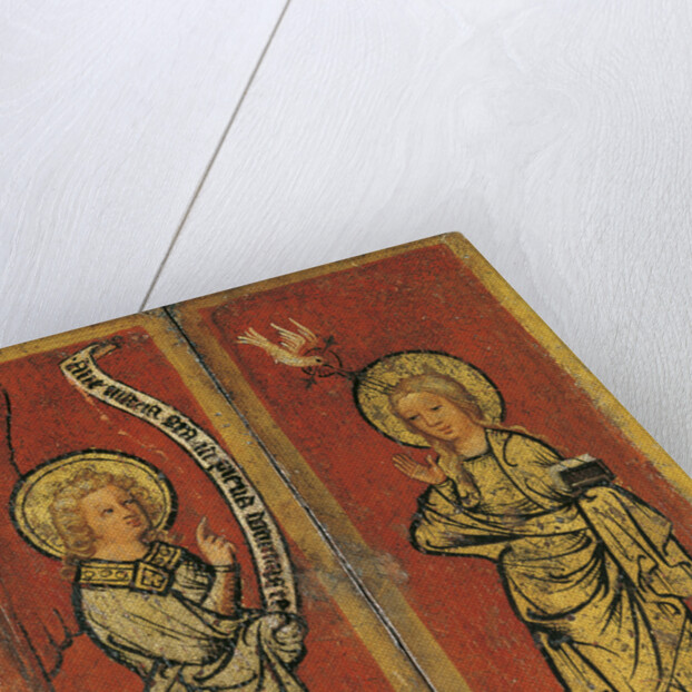 The Annunciation. Triptych of The Holy Face by Master Bertram