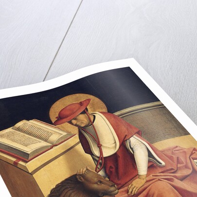 Saint Jerome as a Cardinal by Master of Grossgmain