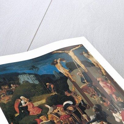 The Crucifixion by Master of the Virgo inter Virgines