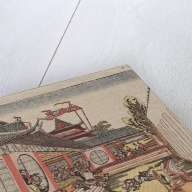 Fan Kuai and the Banquet at Hongmen (Hankai Komon no kai no zu) by Katsushika Hokusai