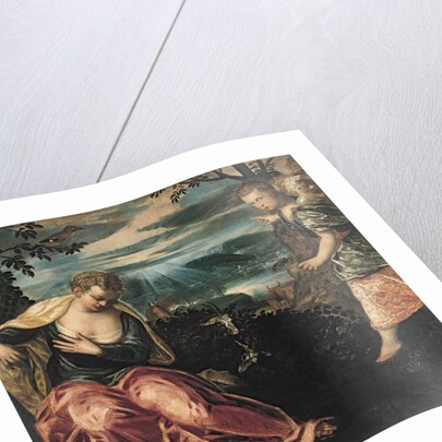 The Annunciation to Manoahs Wife by Jacopo Tintoretto