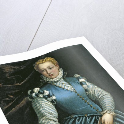Portrait of a Woman with a dog by Paolo Veronese