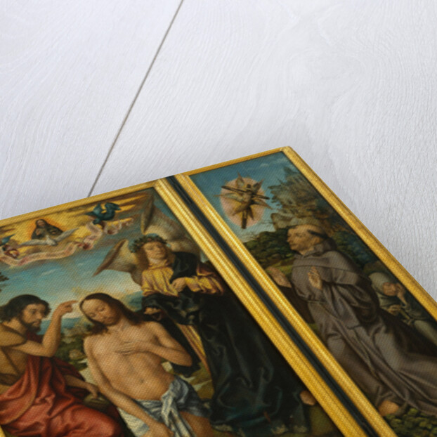 Triptych of the Baptism of Christ by Master of Frankfurt