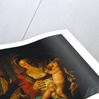 The Holy Family by Matthias Stomer