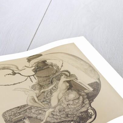Design for a bookplate by Franz von Bayros