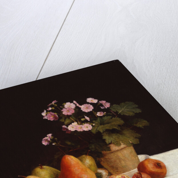 Still life with primroses and pears by Henri Fantin-Latour