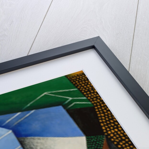 Guitar on a table by Juan Gris