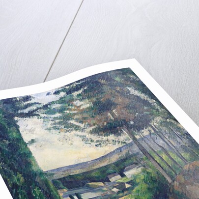 Road leading to the lake by Paul Cézanne