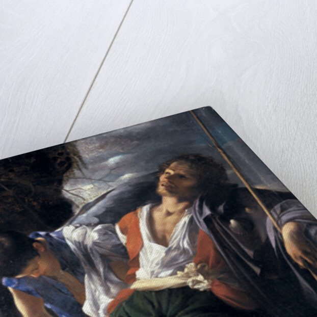 Saint Roch Comforted by an Angel by Carlo Saraceni