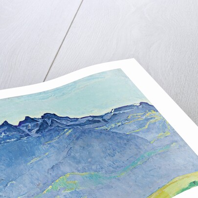 View of the Dents-du-Midi from Champéry by Ferdinand Hodler