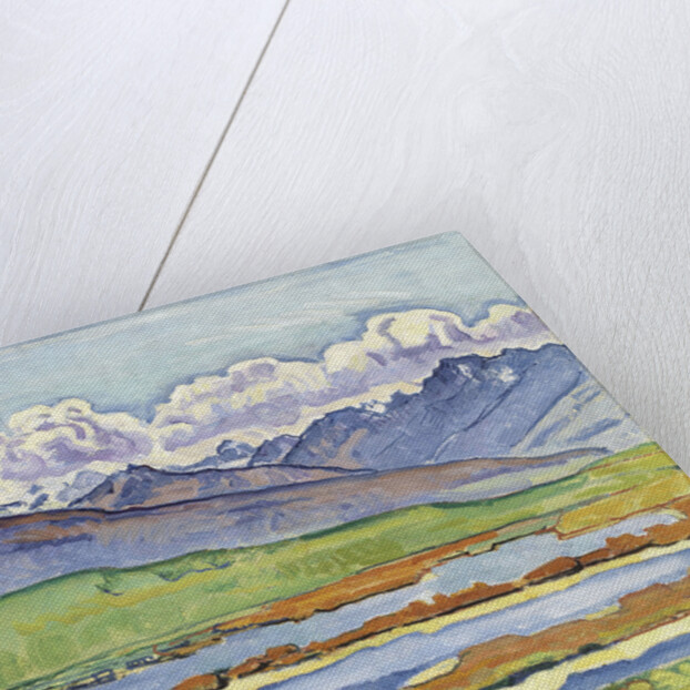 Landscape at Montana by Ferdinand Hodler