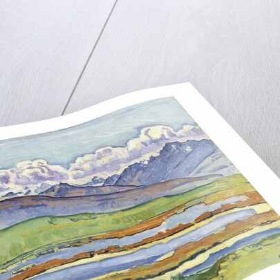 Landscape at Montana by Ferdinand Hodler