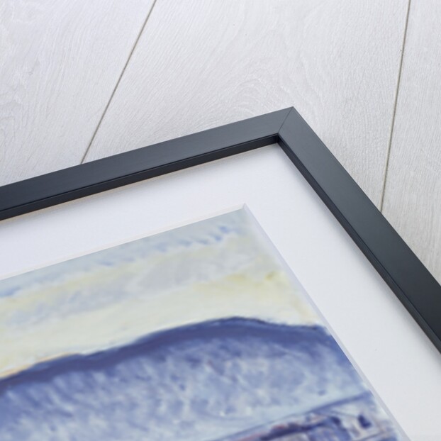 Lake Geneva with Mont Salève and Swans by Ferdinand Hodler