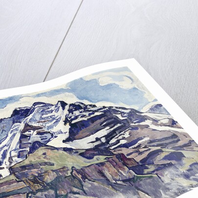 The Jungfrau, as Seen from Muerren by Ferdinand Hodler