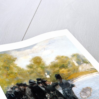 The Pool in the Jardin du Luxembourg by Giuseppe De Nittis