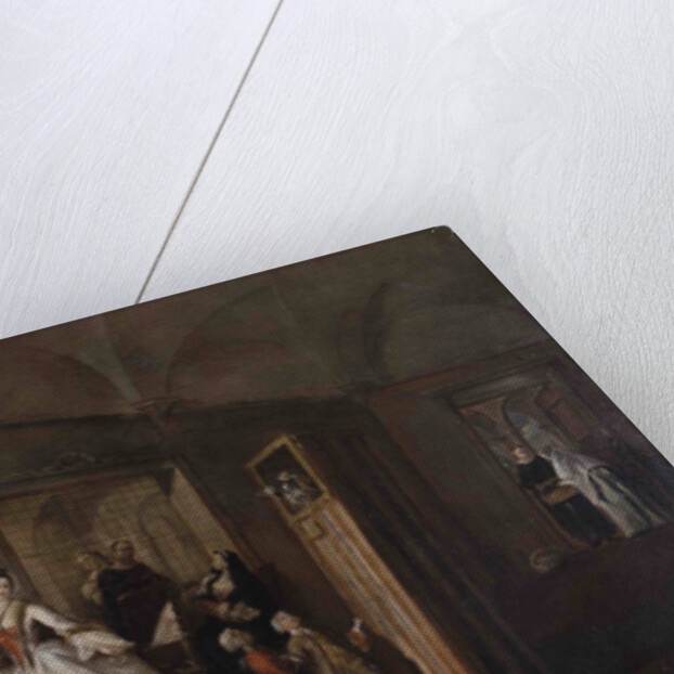The Parlor of the Nuns at San Zaccaria by Francesco Guardi