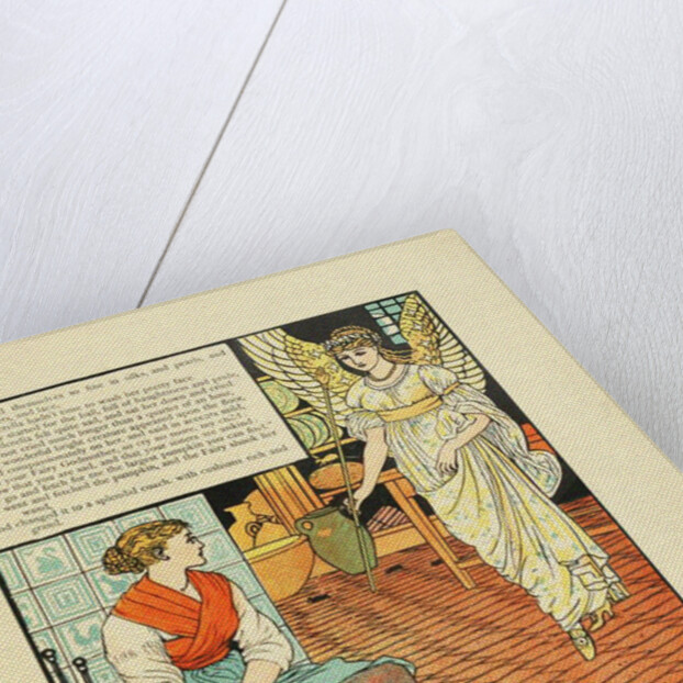 Illustration for Fairy Tale Cinderella by Walter Crane