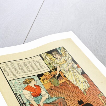 Illustration for Fairy Tale Cinderella by Walter Crane