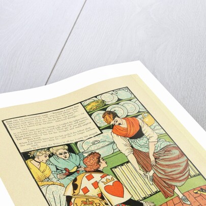 Illustration for Fairy Tale Cinderella by Walter Crane