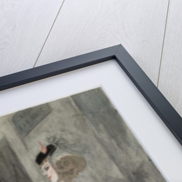 Street corner, four in the morning (Parodie humaine) by Félicien Rops