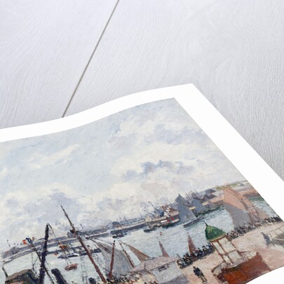The Outer Harbour of Le Havre. Morning. Sun by Camille Pissarro