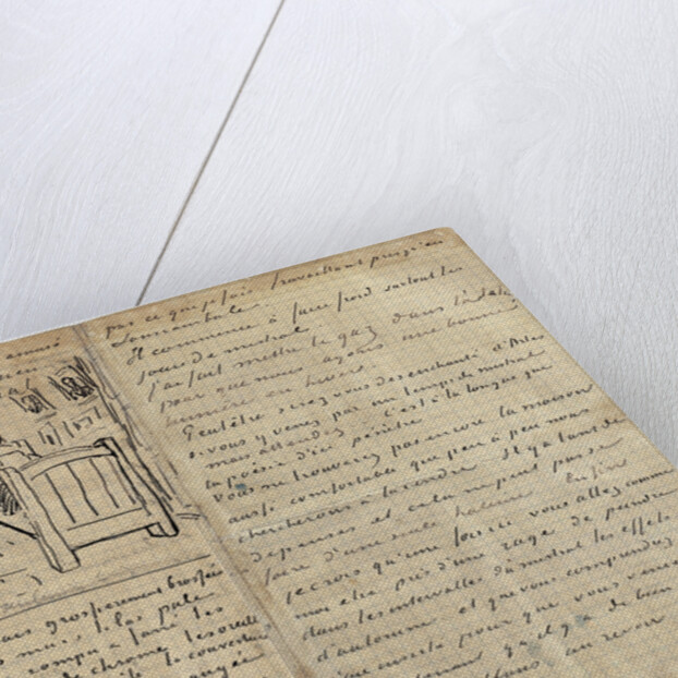 The bedroom, Letter to Paul Gauguin from Arles, Wednesday, 17 October 1888 by Vincent van Gogh