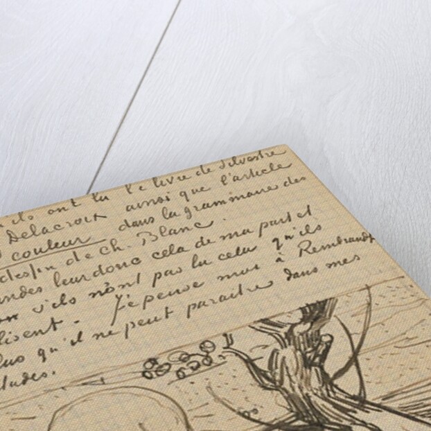 The Sower, Letter to Theo from Arles, c. 25 November 1888 by Vincent van Gogh