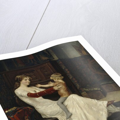 Queen Blanche of Namur by Albert Gustaf Aristides Edelfelt