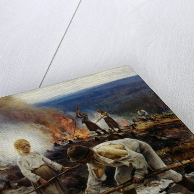 Under the Yoke (Burning the Brushwood) by Eero Järnefelt