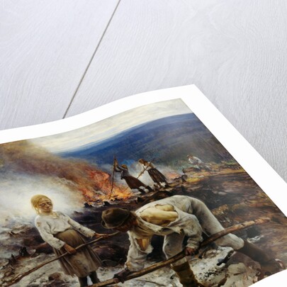 Under the Yoke (Burning the Brushwood) by Eero Järnefelt