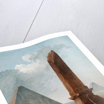 The Farandole Amidst Egyptian Monuments by Hubert Robert