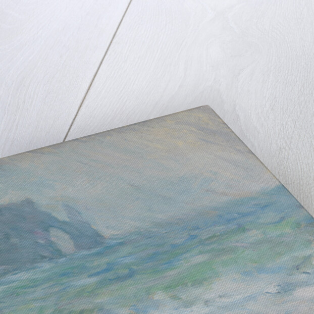 Rain in Étretat by Claude Monet