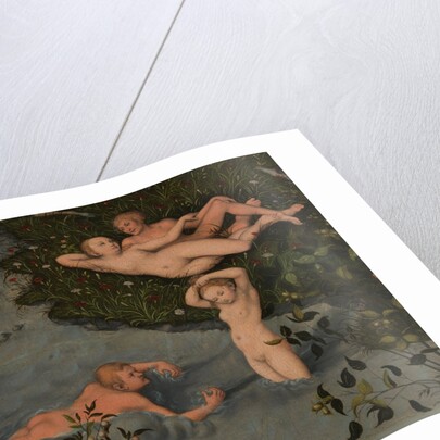 The Golden Age (Detail) by Lucas Cranach the Elder