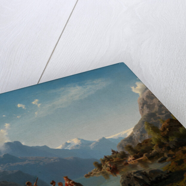 Bridal journey in Hardanger by Hans Gude