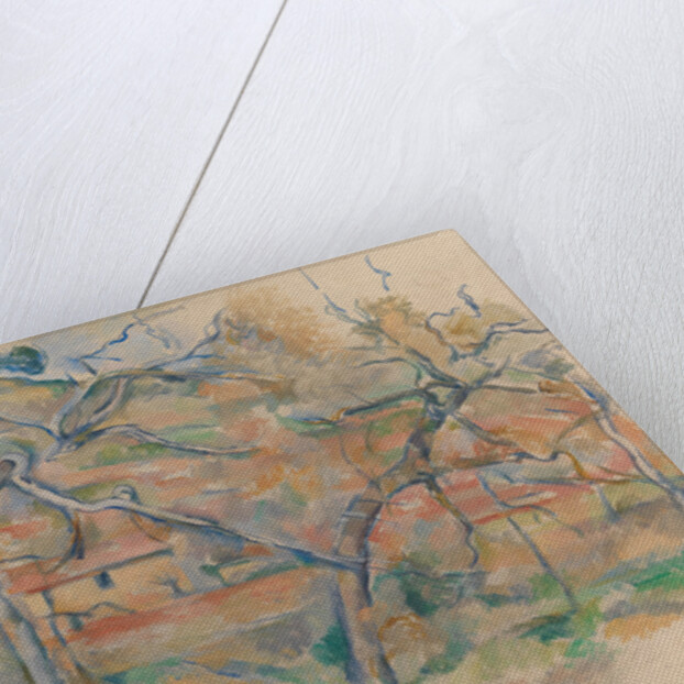 Trees and houses, Provence by Paul Cézanne