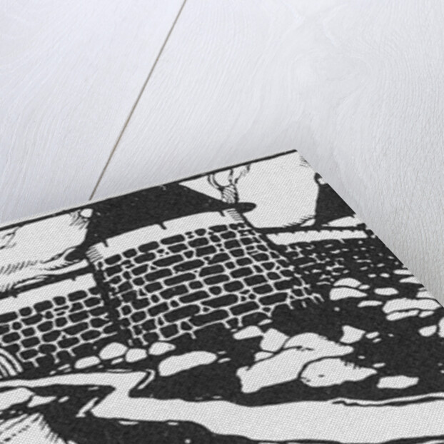 Illustration for the Poem ?Walls Of Cain? by Vyacheslav Ivanov. Adskaya Pochta (Hells Mail) magazin by Ivan Yakovlevich Bilibin