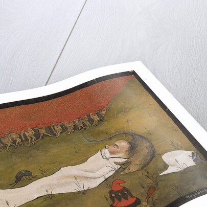 King Hobgoblin Sleeping by Hugo Simberg