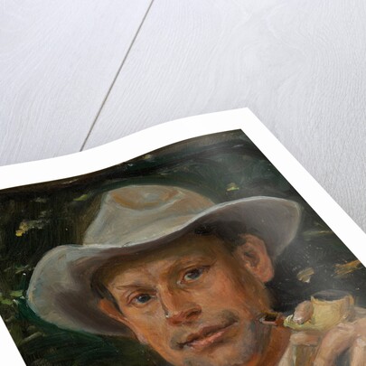 Portrait of Martin Andersen Nexø by Michael Ancher