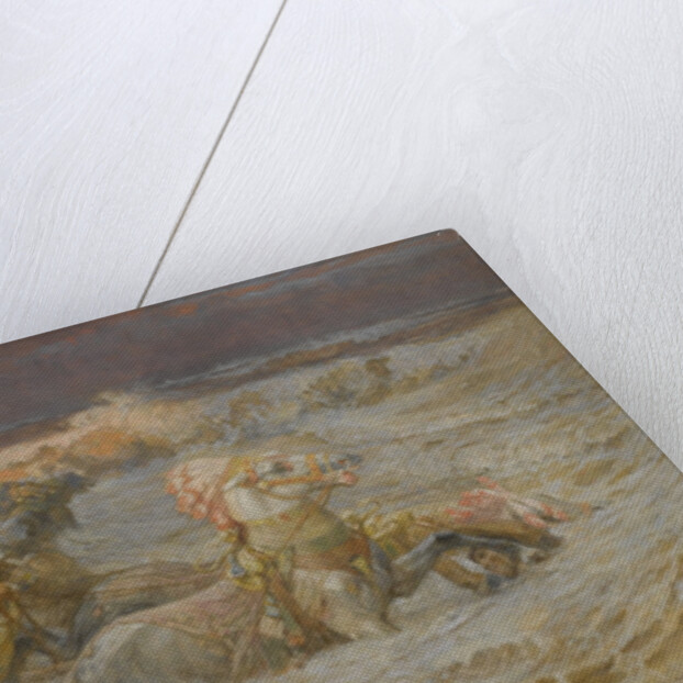 Pharaohs Army Engulfed by the Red Sea by Frederick Arthur Bridgman