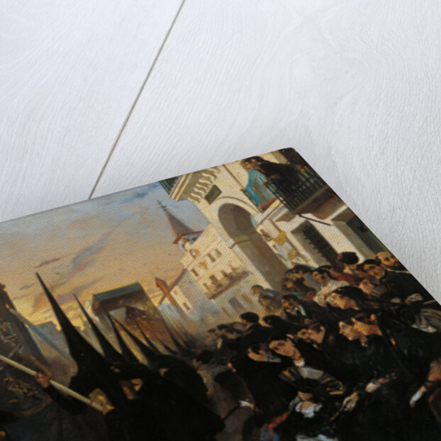 A Procession along Calle Génova by Alfred Dehodencq