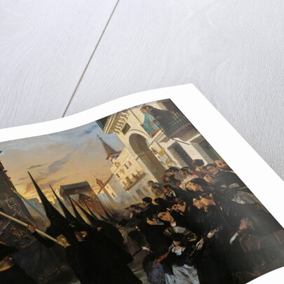 A Procession along Calle Génova by Alfred Dehodencq