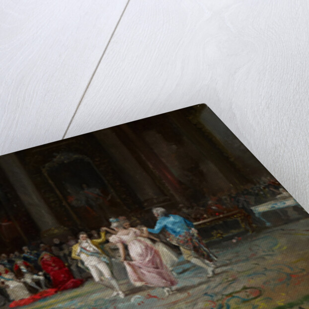 Dance at the Palace by Eugenio Lucas Villaamil