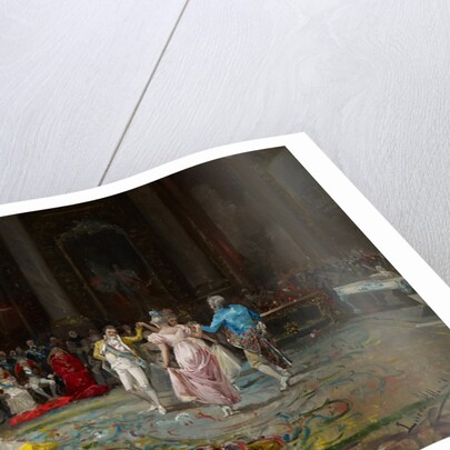 Dance at the Palace by Eugenio Lucas Villaamil