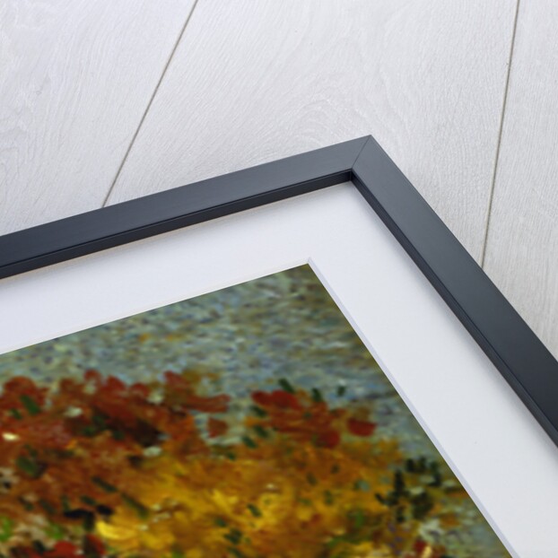 Flowers in a blue vase by Vincent van Gogh