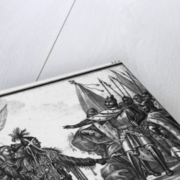 The Russian princes rejects the offer of the Ambassador of Batu Khan. 1237 (From Illustrated Karamz by Boris Artemyevich Chorikov