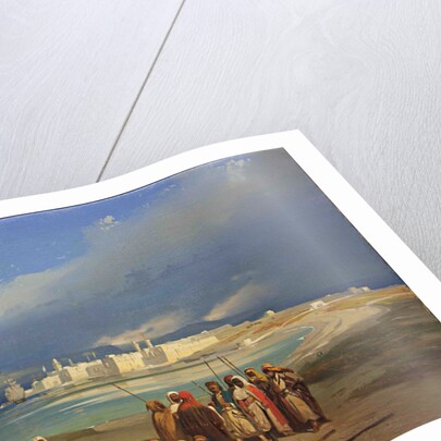 The Isthmus of Suez, ca 1845 by Ippolito Caffi